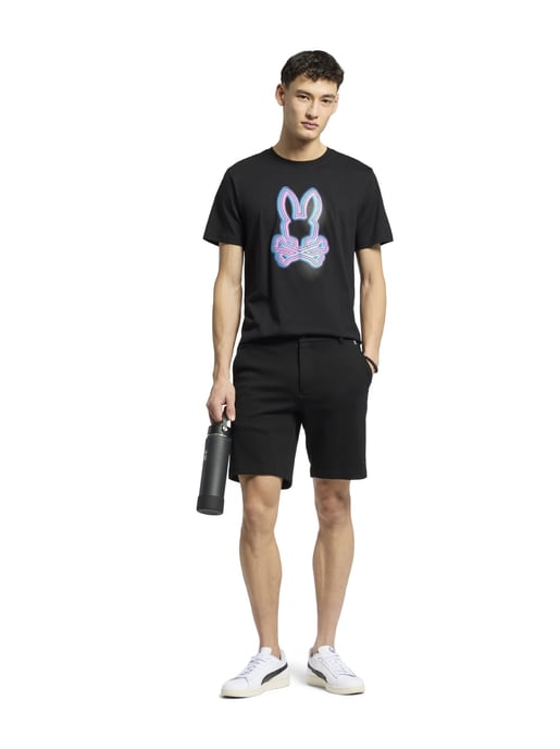 Mens Black Logo Graphic T-Shirt - Image 3