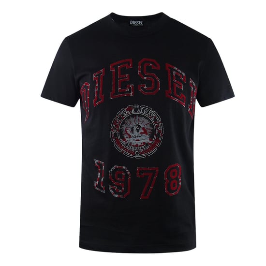 Diesel Stor Design Svart T-shirt - Image 1