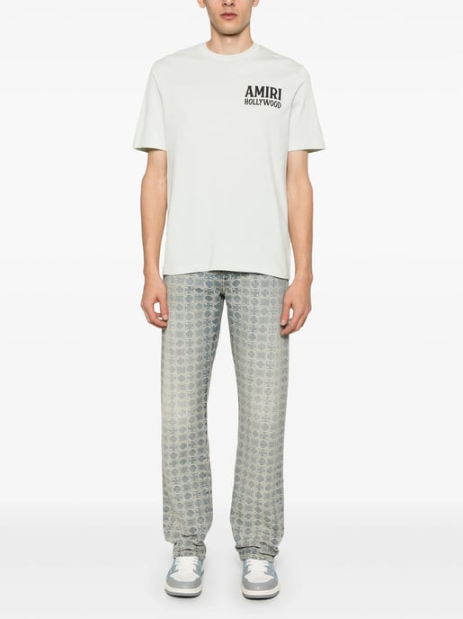 Jazz Wolf T-Shirt in White - Image 1