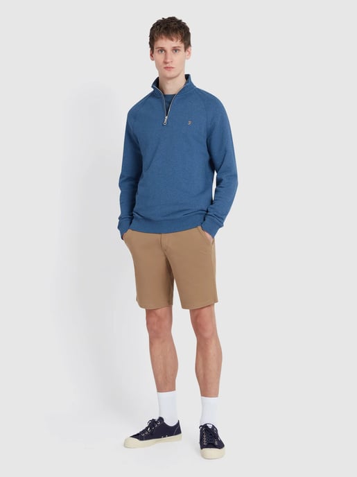 Mens Beige Hawk Twill Short - Image 2