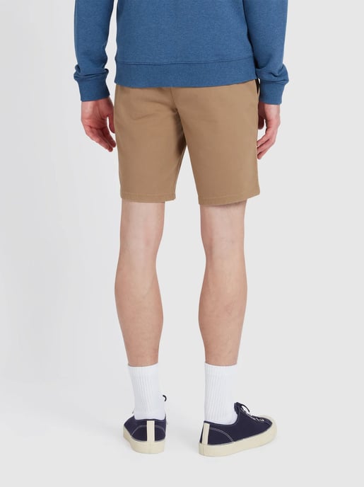 Mens Beige Hawk Twill Short - Image 3