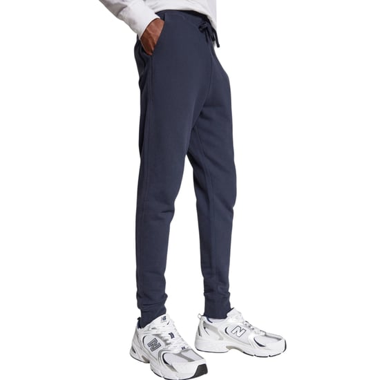 All Saints Raven Mens Slim Fit Sweatpants Fleece Bottoms Casual Cuffed Cotton - Image 3