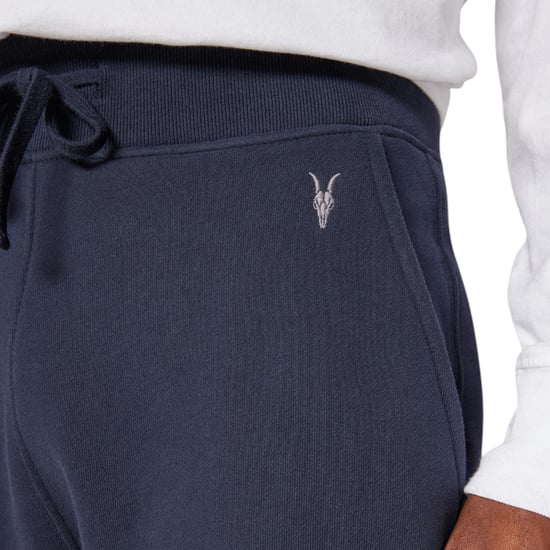 All Saints Raven Mens Slim Fit Sweatpants Fleece Bottoms Casual Cuffed Cotton - Image 4