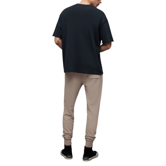 All Saints Raven Mens Slim Fit Sweatpants Fleece Bottoms Casual Cuffed Cotton - Image 5