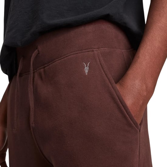 All Saints Raven Mens Slim Fit Sweatpants Fleece Bottoms Casual Cuffed Cotton - Image 3