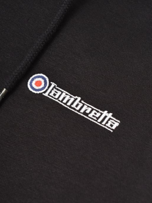 Mens Black Gold Zip Hoodie - Image 3