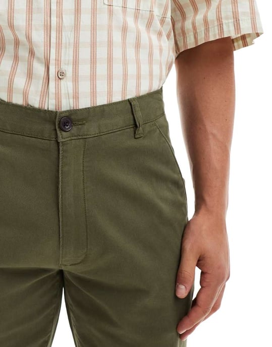 Farah Norwood regular fit chinos i khaki - Image 4