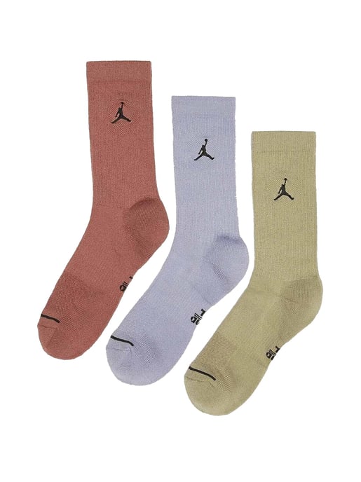 Mens Assorted Jordan Everyday Crew 3-Pack Sock - Image 1