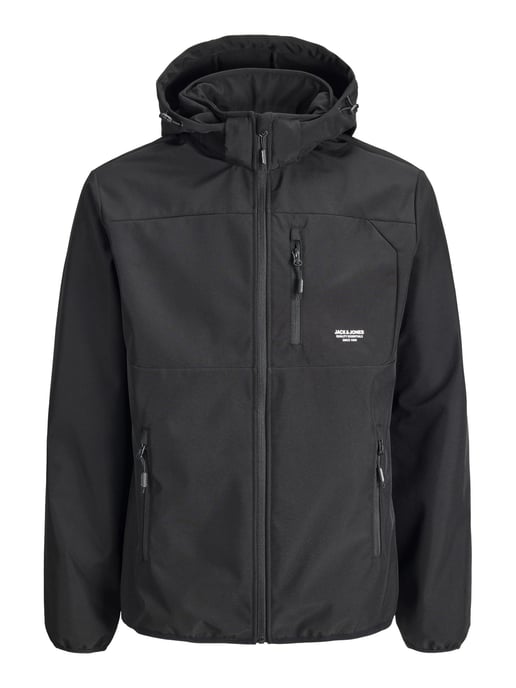 Jack & Jones Jas zomer Theo Softshell Jacket Zwart - Image 1