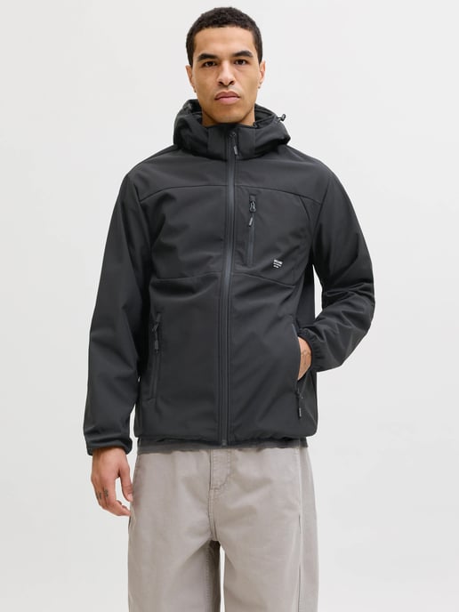 Jack & Jones Jas zomer Theo Softshell Jacket Zwart - Image 2