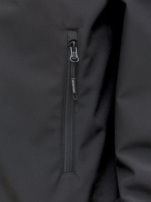 Jack & Jones Jas zomer Theo Softshell Jacket Zwart - Image 5