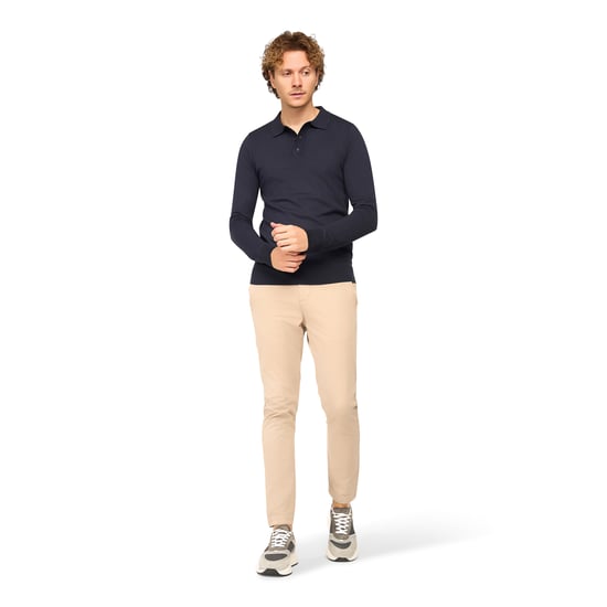 Solution Trui Ralf Polo Stickad Blå - Image 3
