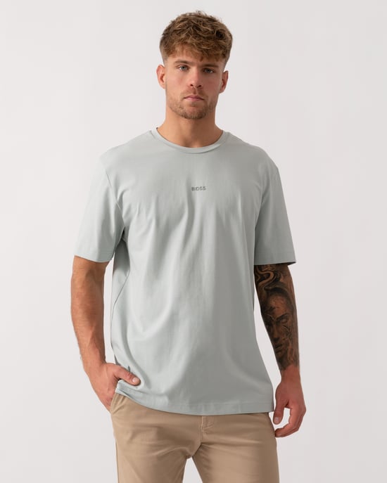 TChup Crew Neck T-Shirt in Light Grey - Image 1