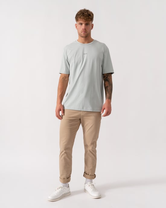 TChup Crew Neck T-Shirt in Light Grey - Image 4