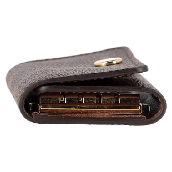 Louis Vuitton Key Holder Case in Brown Coated Canvas - Image 3