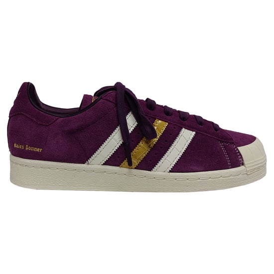 Adidas x Wales Bonner Jabbar Low-Top Sneakers in Purple Suede - Image 1