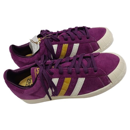 Adidas x Wales Bonner Jabbar Low-Top Sneakers in Purple Suede - Image 6