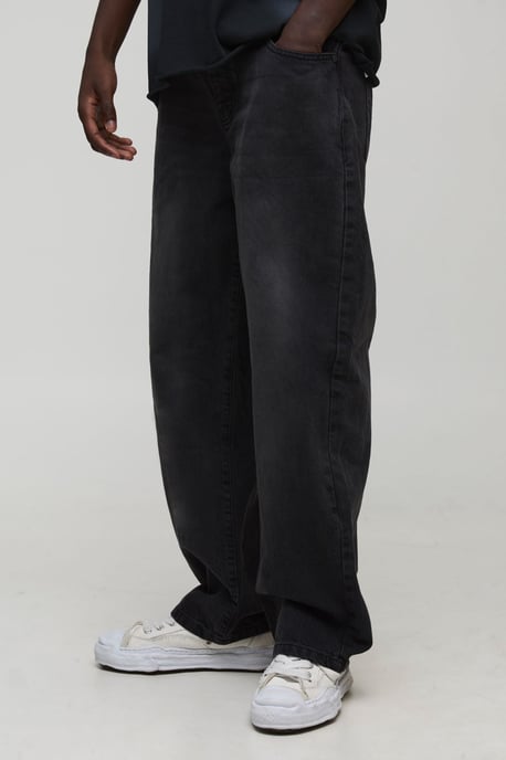 Basic Relaxed Fit Jeans - Image 1