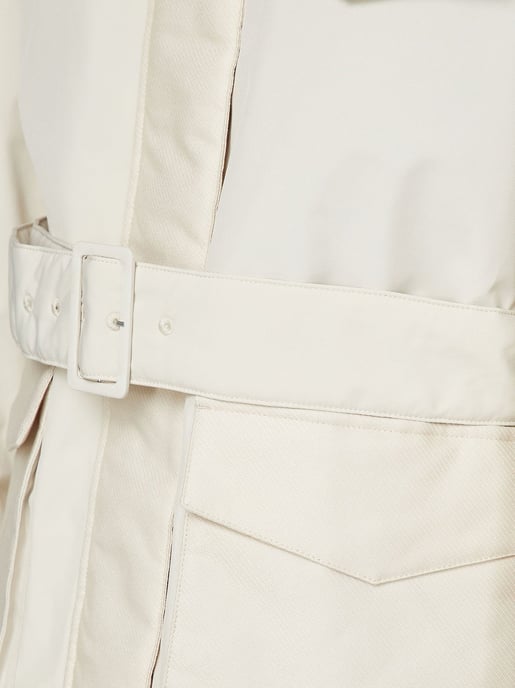 Womens Putty Blocked Down Short Parka - Image 2
