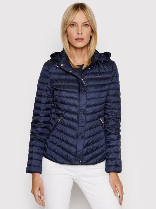 Womens Evening Blue Light Down Jacket - Image 1