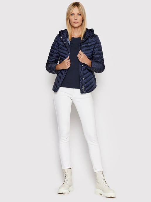 Womens Evening Blue Light Down Jacket - Image 4