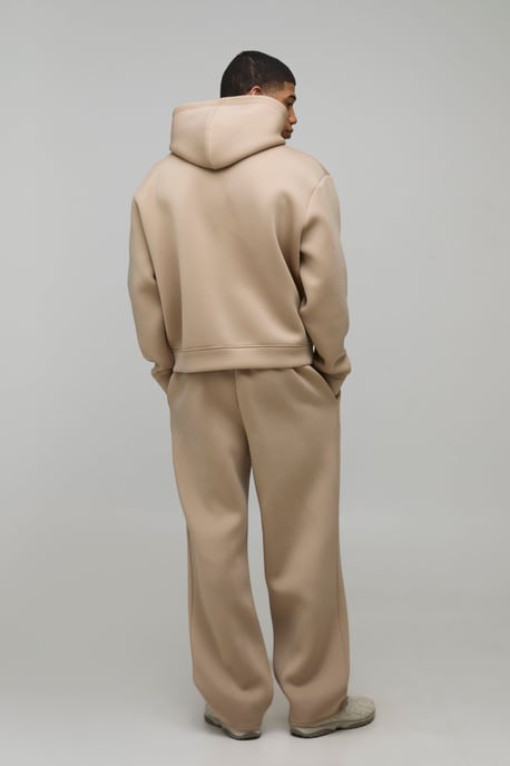 Oversized Boxy Bonded Scuba Hooded Tracksuit - Image 2