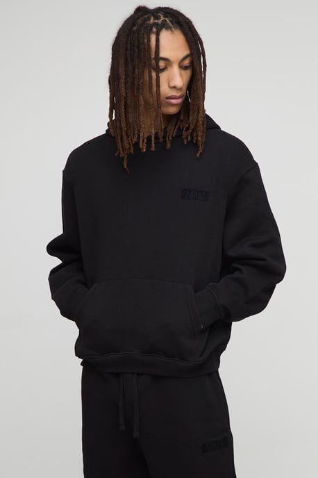 Oversized Man Raglan Hooded Tracksuit - Image 3