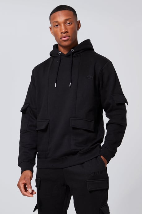 Regular Fit Official Man Cargo Hooded Panelled Tracksuit - Image 3