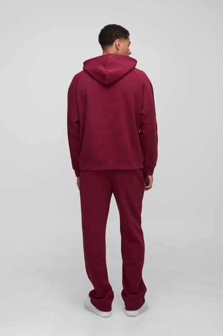 Oversized Man Raglan Hooded Tracksuit - Image 2
