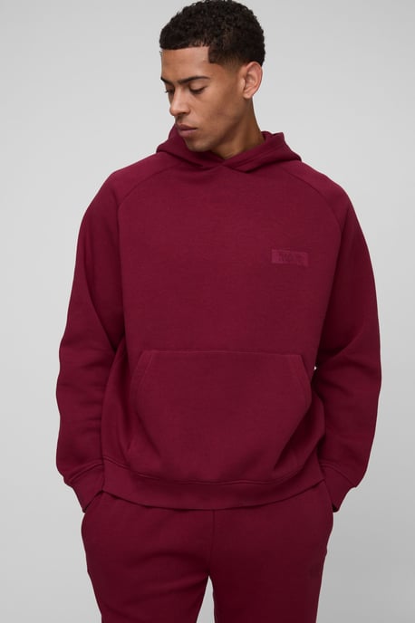 Oversized Man Raglan Hooded Tracksuit - Image 3