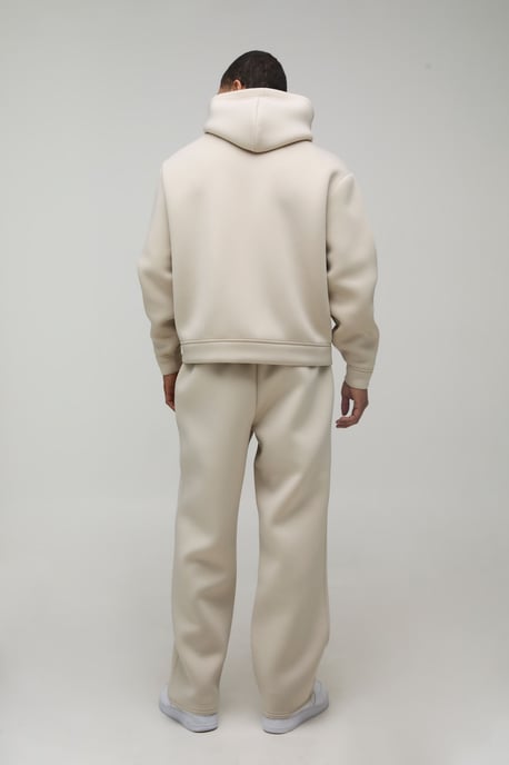 Oversized Boxy Bonded Scuba Hooded Tracksuit - Image 2