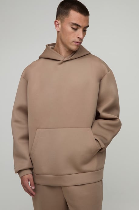 Oversized Bonded Scuba Hooded Tracksuit - Image 3