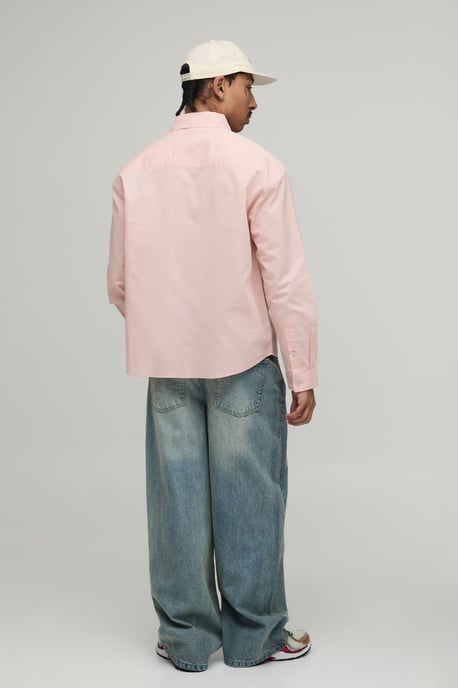 Oversized Fit Oxford Shirt - Image 2