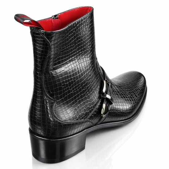 Lynott 'Grand Slam' Buckle detail zip boot - Image 3