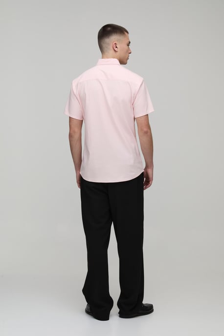 Slim Fit Short Sleeve Cotton Shirt - Image 2
