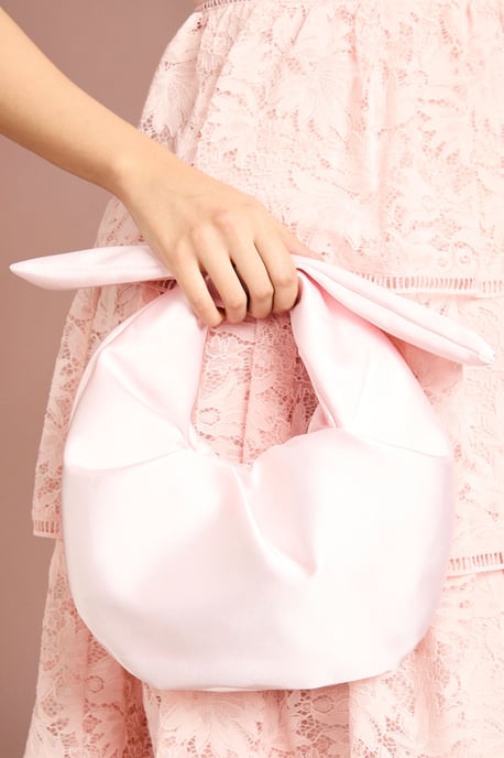 Jennifer Satin Bow Detail Grab Bag - Image 2