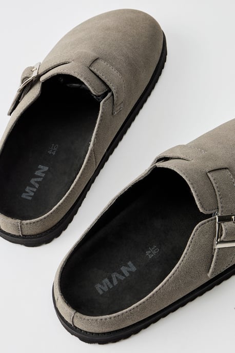 Skater Sole Buckle Detail Mule - Image 4