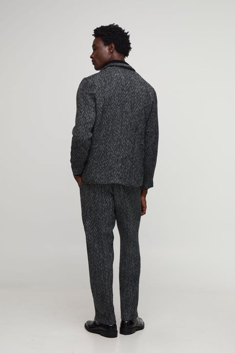 Oversized Boucle Boxy Blazer - Image 2
