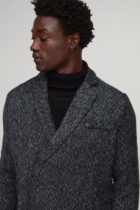 Oversized Boucle Boxy Blazer - Image 3