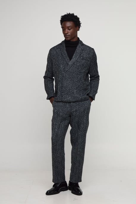 Oversized Boucle Boxy Blazer - Image 4