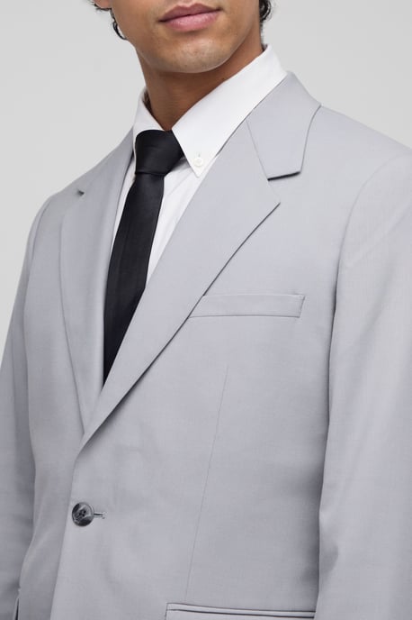 Slim Single Breasted Suit Jacket - Image 3