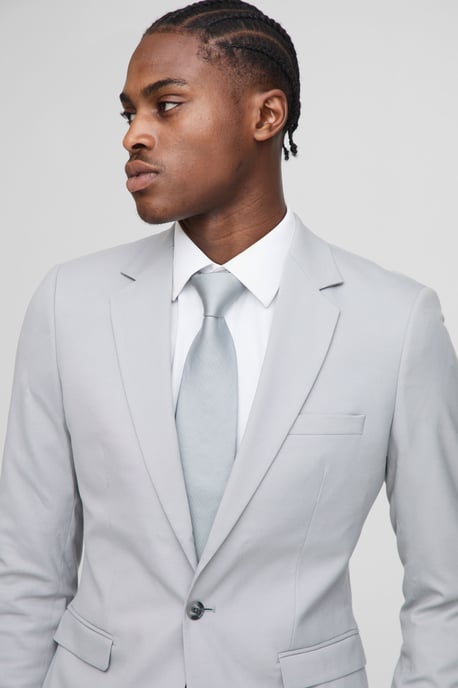 Super Skinny Single Breasted Suit Jacket - Image 3
