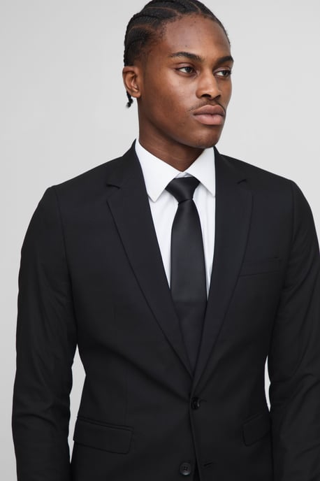 Super Skinny Single Breasted Suit Jacket - Image 3