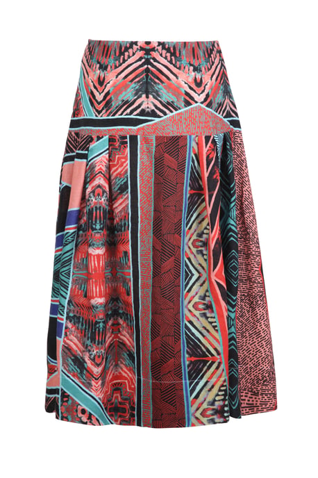 Skirt, Geometric Pattern - Image 2