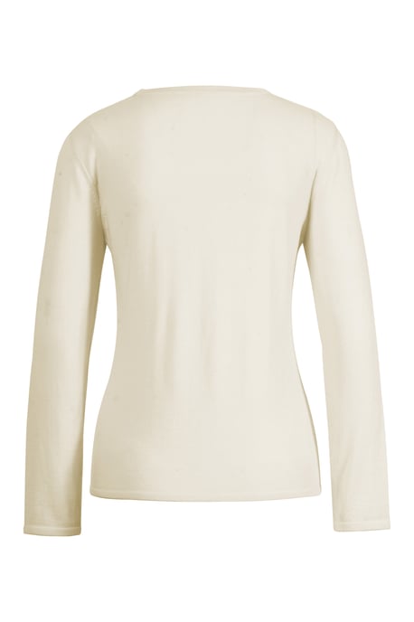 Solid  Pullover,  O-Neck - Image 2