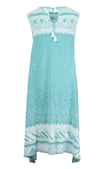Dress, Geometric Pattern - Image 2