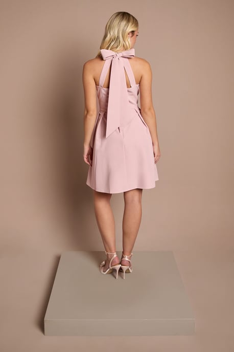 Teen Bow Back Mini Dress - Image 3