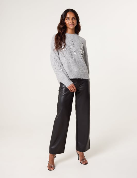 Diamond Sequin Jumper - Image 2