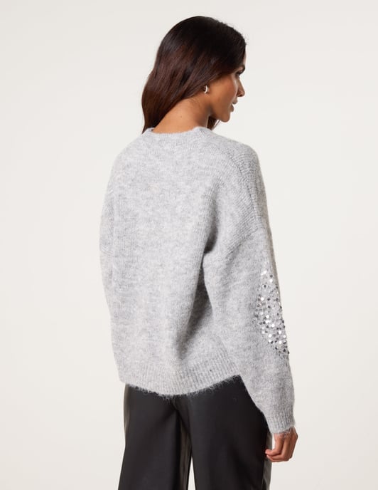 Diamond Sequin Jumper - Image 4
