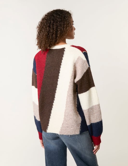 Stripe Sequin Detail Jumper - Image 4
